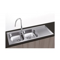 Bancas de Cozinha |Encastrar |Banca Encastrar PRAGA 1200 x 500 Inox Ref:  MB07442400